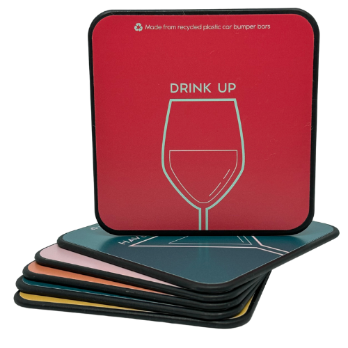 Sustainable Recycled Coasters